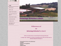 reitanlage-birkenhof.de Webseite Vorschau