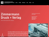 zimmermann-druck.de Webseite Vorschau