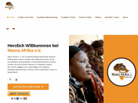 mama-afrika.org Webseite Vorschau