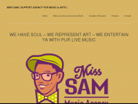 miss-sam.de Webseite Vorschau