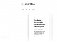 urbanlife.se Webseite Vorschau