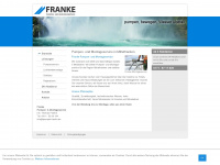 pumpen-franke.de Webseite Vorschau
