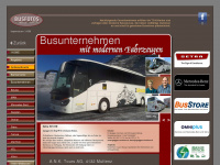 busfotos.ch Webseite Vorschau