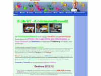 kindermalwettbewerb.org Webseite Vorschau