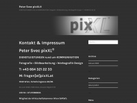 pixxl.at Webseite Vorschau