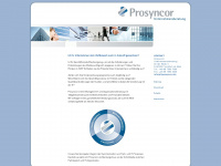 prosyncor.de Webseite Vorschau