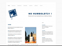 no-humboldt21.de Webseite Vorschau