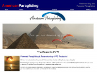 americanparagliding.com Webseite Vorschau