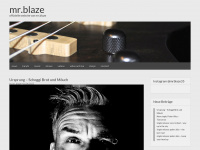 mrblaze.ch Webseite Vorschau