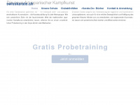 swisskarate.ch Webseite Vorschau