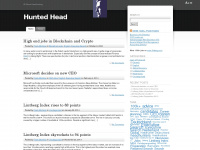 huntedhead.com Webseite Vorschau
