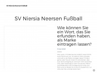 sv-niersia-neersen.de Webseite Vorschau