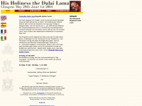 dalailama2004.org.uk Webseite Vorschau