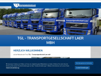 transportgesellschaft-laer.de Webseite Vorschau