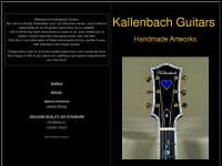 kallenbach-guitars.com Webseite Vorschau