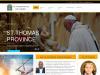 cstfathersstthomasprovince.com Webseite Vorschau