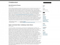 christdemokrat.wordpress.com Webseite Vorschau