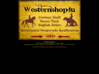 westernshop4u.com Webseite Vorschau