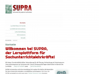 supra-lernplattform.de Webseite Vorschau