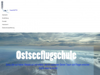 ostseeflugschule.de Webseite Vorschau
