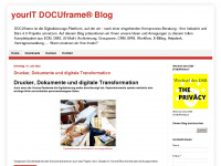 docuframe.blogspot.com Webseite Vorschau