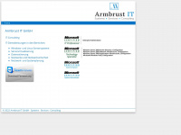 armbrust.it Webseite Vorschau