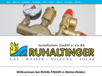 ruhaltinger.com Webseite Vorschau