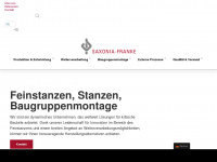 saxonia-franke.ch Webseite Vorschau