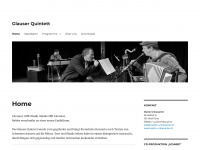 glauser-quintett.ch Webseite Vorschau