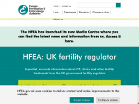 hfea.gov.uk Webseite Vorschau