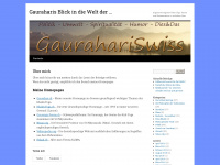 gaurahariswiss.wordpress.com Webseite Vorschau