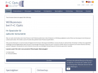 fc-optic.com Webseite Vorschau