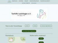 tier-hilfe-leichlingen.de Webseite Vorschau