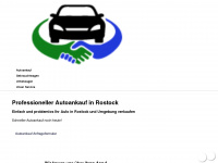 rostock-autoankauf.de Webseite Vorschau