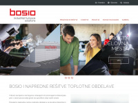 bosio.si Webseite Vorschau