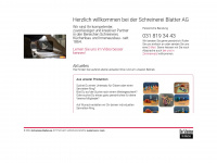 schreinerei-blatter.ch Webseite Vorschau