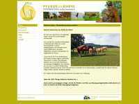pferdeamrhein.ch Webseite Vorschau