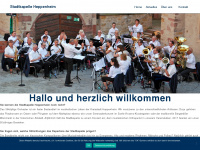 stadtkapelle-heppenheim.de Webseite Vorschau