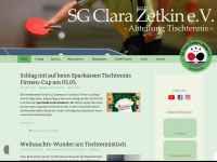 tischtennis-leipzig.de Webseite Vorschau