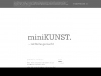minikunst-shop.blogspot.com Webseite Vorschau
