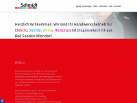 schmidt-haustechnik.com Webseite Vorschau