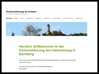 ferienwohnung-amhahnenweg-bamberg.de Webseite Vorschau