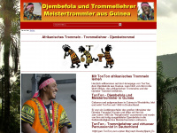 tonton-djembe.de Webseite Vorschau