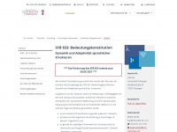 sfb833.uni-tuebingen.de Webseite Vorschau