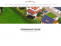 ferienhof-rose.de Webseite Vorschau