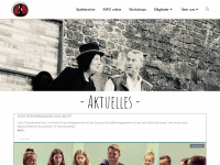 amateurtheater-saar.de Webseite Vorschau