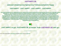 justhappy.de Webseite Vorschau
