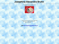 josephina-alexandra-bruhn.de Webseite Vorschau