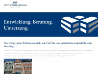 justus-wohltmann.de Webseite Vorschau