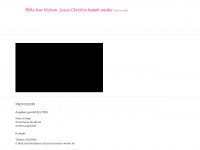 jesus-christus-kommt-wieder.de Webseite Vorschau